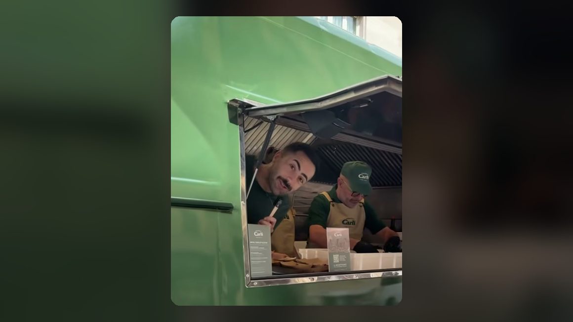 Il food truck di Olio Carli, Per Reply