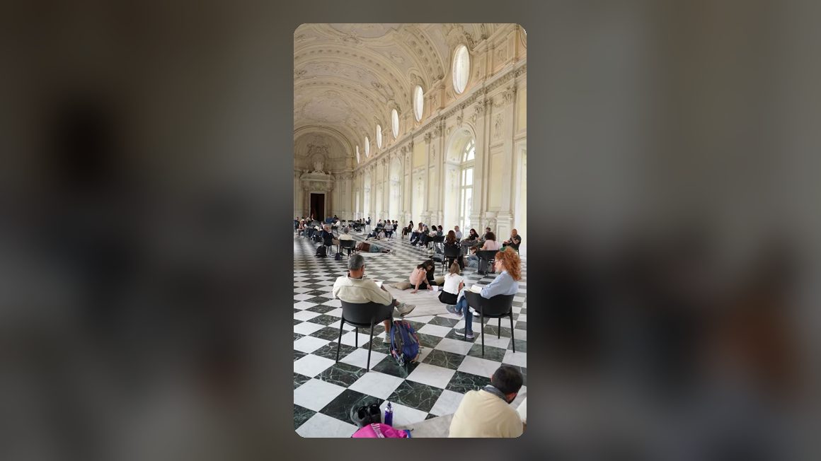 Silent Book Party, Per La Venaria Reale, con Mattia Capone